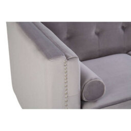 Orsina Felisa Two Seater Grey Velvet Sofa - thumbnail 5