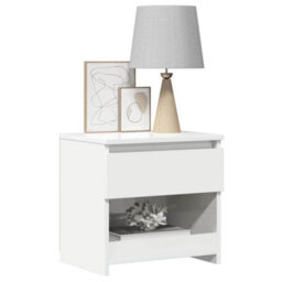 Berkfield Elegant Bedside Cabinets 2 Pcs High Gloss White 40X30X39 Cm Engineered Wood - thumbnail 4