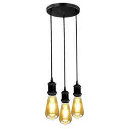 1Way Pendant Light Fitting Braided Fabric Flex Cable Lamp Holder