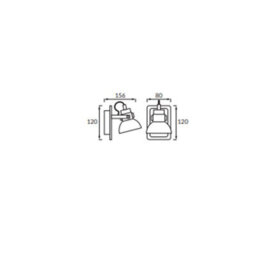 CGC Lighting Saff - Cgc Black Adjustable Wall Ceiling Light With Gold And Chrome Detail - thumbnail 3