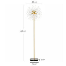 Modern Floor Lamp With Dandelion-Like Lampshade For Bedroom - thumbnail 2
