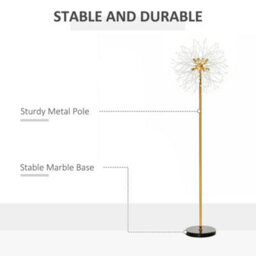 Modern Floor Lamp With Dandelion-Like Lampshade For Bedroom - thumbnail 5
