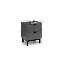 Julian Bowen Cotswold 2 Door 1 Drawer Wardrobe - thumbnail 9
