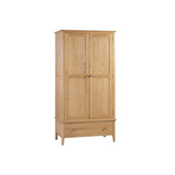 Julian Bowen Cotswold 2 Door 1 Drawer Wardrobe - thumbnail 3