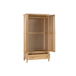 Julian Bowen Cotswold 2 Door 1 Drawer Wardrobe - thumbnail 4