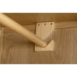 Julian Bowen Cotswold 2 Door 1 Drawer Wardrobe - thumbnail 7