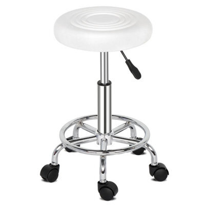 Adjustable 360 Swivel Stool Round Stool Salon Chair Beauty Workshop Office - image 1