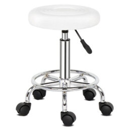 Adjustable 360 Swivel Stool Round Stool Salon Chair Beauty Workshop Office - thumbnail 3