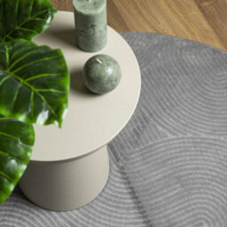 Berkfield Rug Iza Short Pile Scandinavian Look Grey Size  160 Cm - thumbnail 7