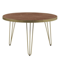 Dallas Dark Mango Wooden Round Dining Table 4 Seats Set With 4 Chairs - thumbnail 3