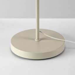 Houseof Frosted Opal Ball Shade Disk Floor Lamp - Off White Sand - thumbnail 3