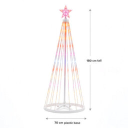 Pegdev 1.8M Rgb Led Christmas Star Tree Light 118 Leds With App & Controller - thumbnail 3