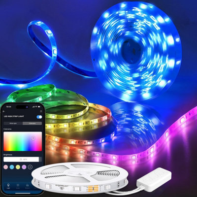 Aigostar 5M Smart Led Strip Lights, Wifi App Control Compatible With Alexa And Google Assistant - image 1