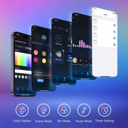 Aigostar 5M Smart Led Strip Lights, Wifi App Control Compatible With Alexa And Google Assistant - thumbnail 4