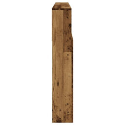 Berkfield Headboard Cabinet Old Wood 180X19X103.5 Cm Engineered Wood - thumbnail 5