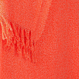 Luxury Living 100% Acrylic Throw - 170Cm X 130Cm - Orange/pink - thumbnail 4