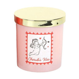 Something Different Cherubs Kiss Pionberry Peach Scented Candle White/blush Pink (One Size) - thumbnail 2