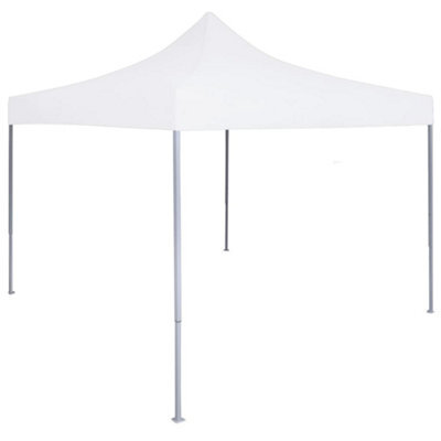 Berkfield Professional Folding Party Tent 2X2 M Steel White - image 1
