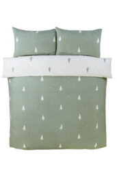 Rapport Home Fir Green Duvet Cover Set Single Bedding Set - thumbnail 4