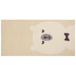 Beliani Kids Rug Simau Beige 80 X 150 Cm Cotton - thumbnail 1