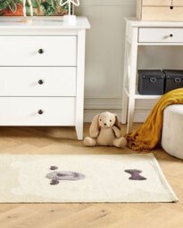 Beliani Kids Rug Simau Beige 80 X 150 Cm Cotton - thumbnail 2