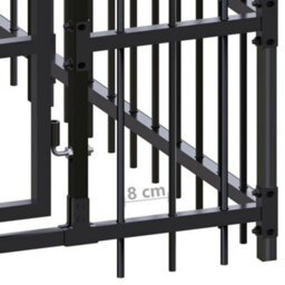 Walplus Outdoor Dog Kennel Steel 7.37 M² - thumbnail 6
