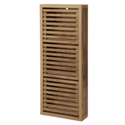 Home Source Luna 3-Door Tall Shoe Storage Hallway Cabinet - thumbnail 2