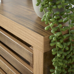 Home Source Luna 3-Door Tall Shoe Storage Hallway Cabinet - thumbnail 6
