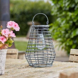 Smart Solar Marco Paul Solar Led Garden Lantern - Slate Grey - thumbnail 2