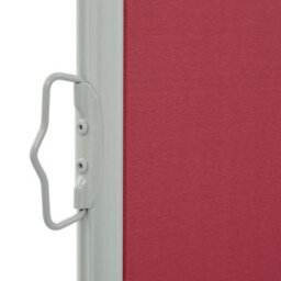 Berkfield Patio Retractable Side Awning 100X300 Cm Red - thumbnail 3