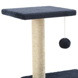Walplus Cat Tree With Sisal Scratching Posts 65 Cm Dark Blue - thumbnail 5