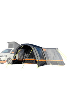 OLPRO Cocoon Breeze Campervan Awning Extension - Charcoal & Orange - image 1