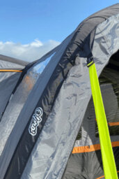 OLPRO Cocoon Breeze Campervan Awning Extension - Charcoal & Orange - thumbnail 5