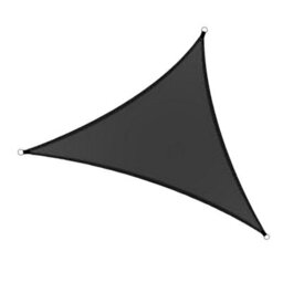 Grey 6X6X6M Triangular Shade Sail Waterproof Foldable - thumbnail 3
