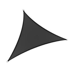Grey 6X6X6M Triangular Shade Sail Waterproof Foldable - thumbnail 2