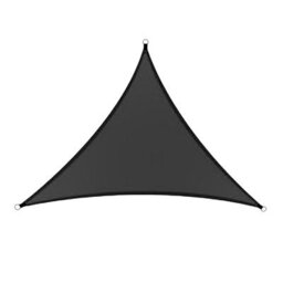 Grey 6X6X6M Triangular Shade Sail Waterproof Foldable - thumbnail 1