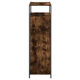 Walplus Shoe Cabinet Smoked Oak 75X34X112 Engineered Wood - thumbnail 6