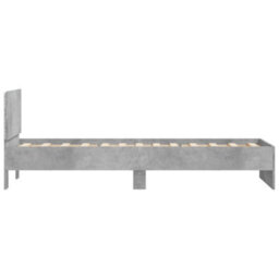 Walplus Engineered Wood Bed Frame With Headboard Rgb Led Lights And Slatted Base For Bedroom - thumbnail 8