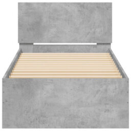 Walplus Engineered Wood Bed Frame With Headboard Rgb Led Lights And Slatted Base For Bedroom - thumbnail 7