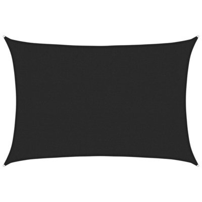 Vidaxl Sunshade Sail 160 G/m² Black 3X4.5 M Hdpe - image 1