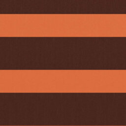 Berkfield Balcony Screen Orange And Brown 120X400 Cm Oxford Fabric - thumbnail 2