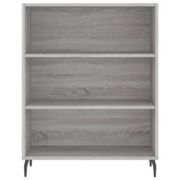 Berkfield Highboard Grey Sonoma 69.5X34X180 Cm Engineered Wood - thumbnail 8