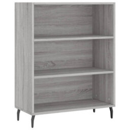 Berkfield Highboard Grey Sonoma 69.5X34X180 Cm Engineered Wood - thumbnail 7