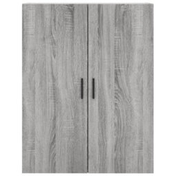 Berkfield Highboard Grey Sonoma 69.5X34X180 Cm Engineered Wood - thumbnail 6