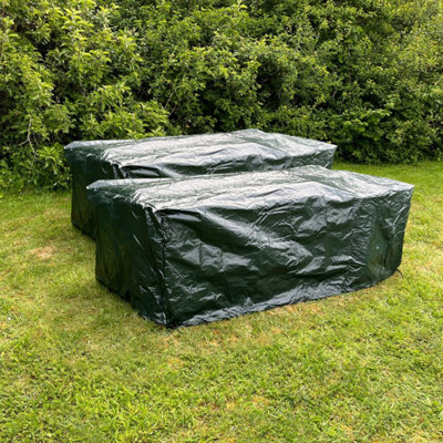 Garden Selections Waterproof Rectangular Table Garden Furniture Cover (2.03M) Set Of 2 - image 1