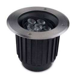 Luminosa Lighting Luminosa Gea Outdoor Led Recessed Ground Uplight Stainless Steel Polished 18.5Cm 1777Lm 61Deg. 4000K Ip67 - Special Offer