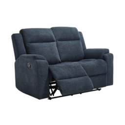 More4Homes Orka 2+3 Seater Fabric Manual Recliner Sofa Set Blue - thumbnail 6
