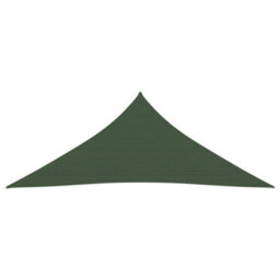 Berkfield Sunshade Sail 160 G/m2 Dark Green 5X6X6 M Hdpe - thumbnail 2
