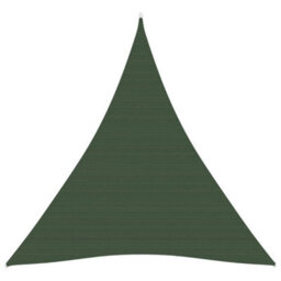 Berkfield Sunshade Sail 160 G/m2 Dark Green 5X6X6 M Hdpe - thumbnail 1