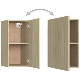 Berkfield Tv Cabinet Sonoma Oak 30.5X30X60 Cm Engineered Wood - thumbnail 6